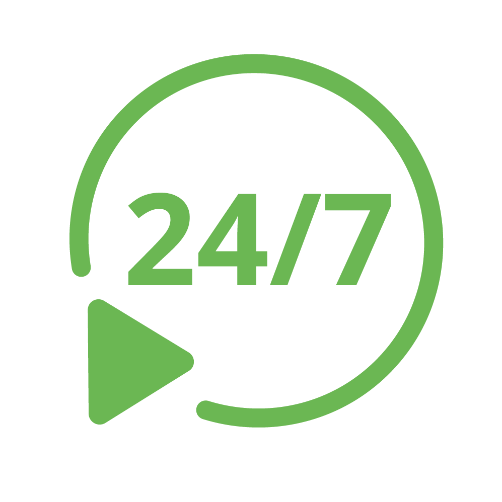 24/7 stable cloud playout service