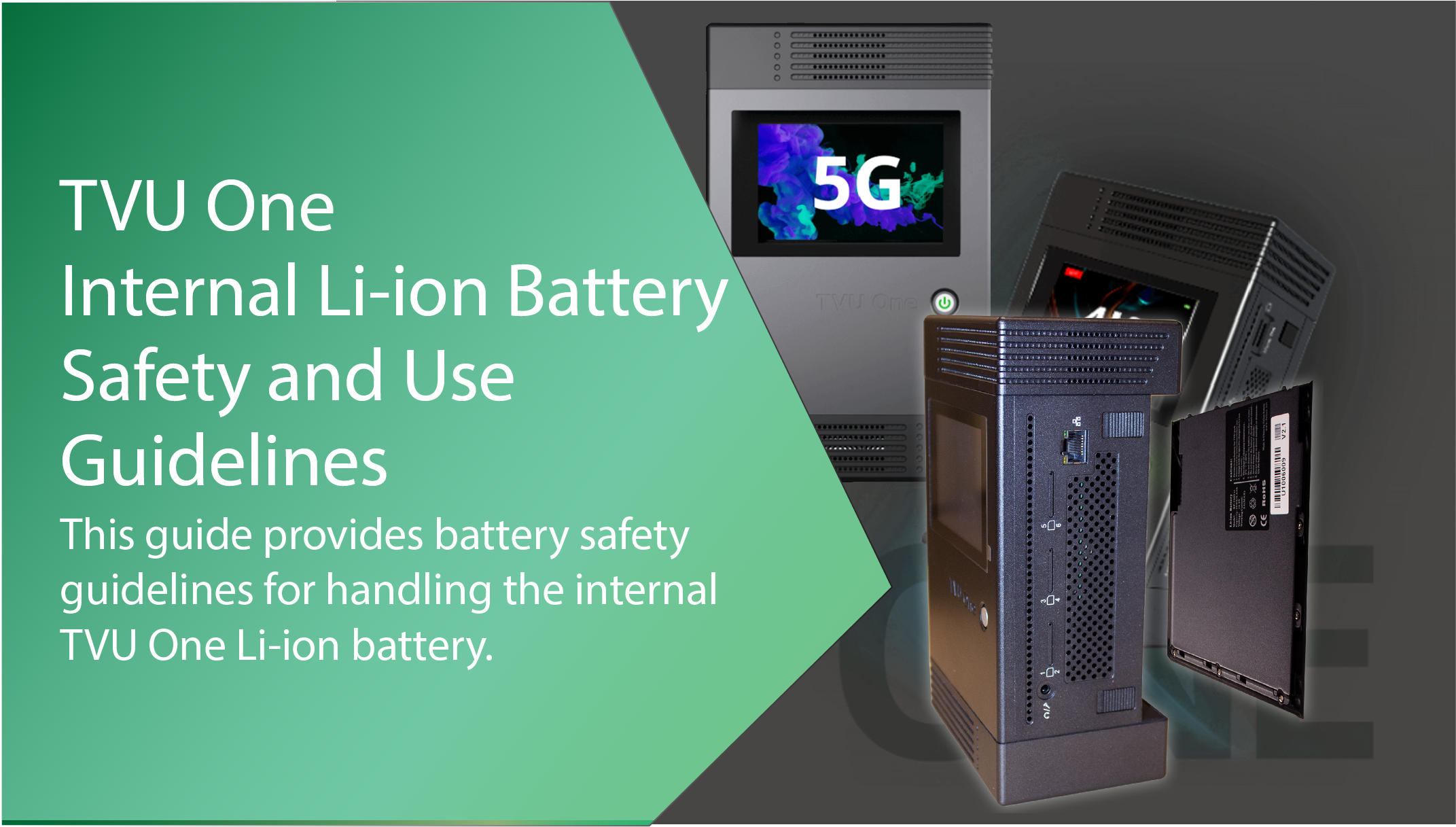 TVU One Li-ion battery safety guidelines Featured image
